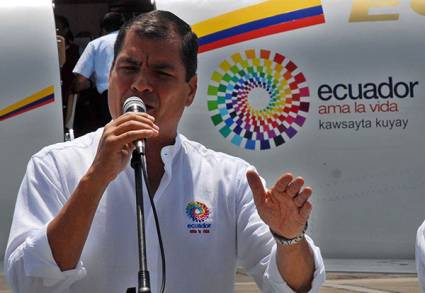 Presidente de Ecuador, Rafael Correa
