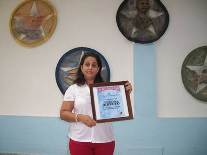 Primera delegada directa de Santiago de Cuba