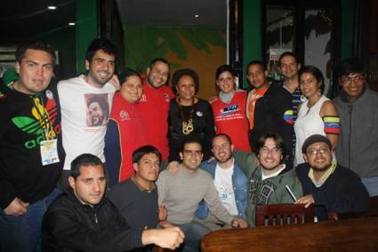 Dirigentes de la Oclae en encuentro con Piedad Córdoba