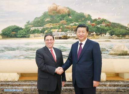 El Presidente Xi Jinping recibió al canciller Bruno Rodríguez