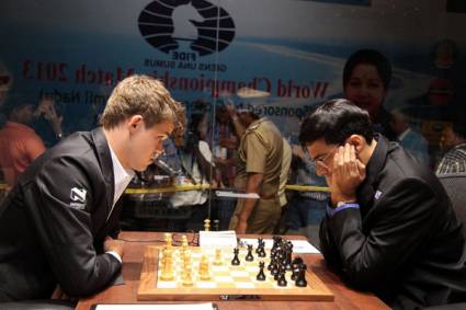  Magnus Carlsen contra Viswanathan Anand