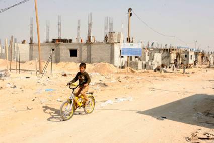 Proyectos constructivos en la Franja de Gaza