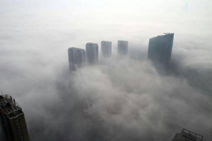 Niebla tóxica en China