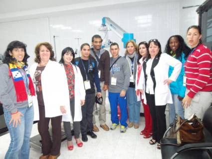 Colaboradores cubanos de la salud en Ecuador