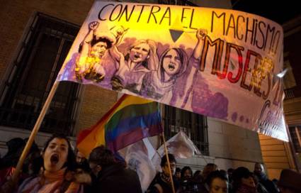 Protestas en España contra prohibición del aborto