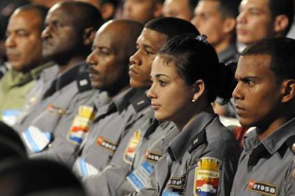 Aniversario 55 de la Policía Nacional Revolucionaria