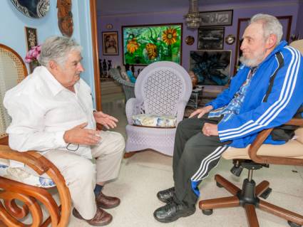 Fidel y José Mujica