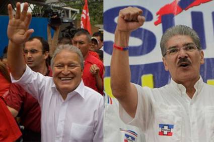 Candidatos presidenciales salvadoreños