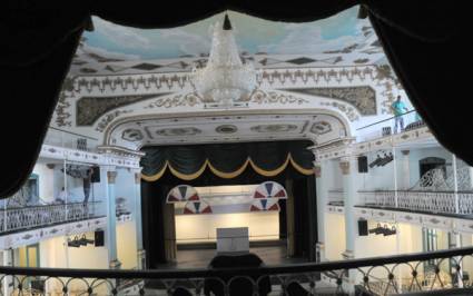 Escenario del teatro Martí