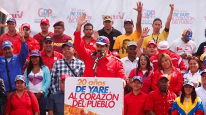 Acto conmemorativo del 20 aniversario de la excarcelacion de Chavez