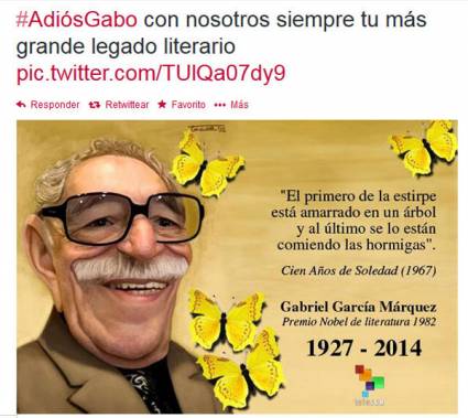 El Gabo en las Redes Sociales