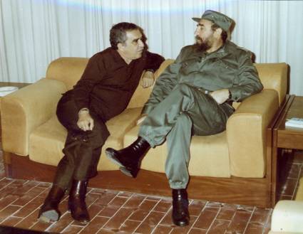 Gabriel García Márquez y Fidel Castro