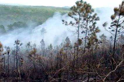 Incendio en San Juan y Martínez