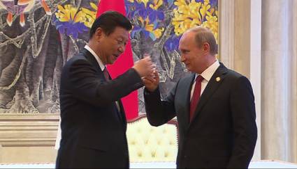 Xi Jiping y Vladimir Putin