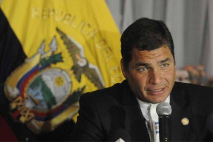 Presidente de Ecuador, Rafael Correa