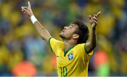 Neymar celebra