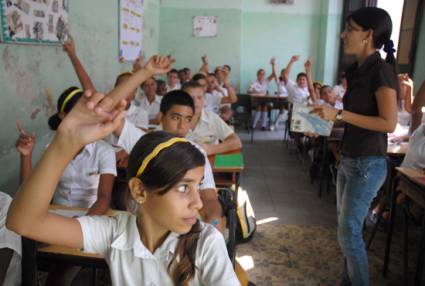 Estudiantes de Secundaria Básica