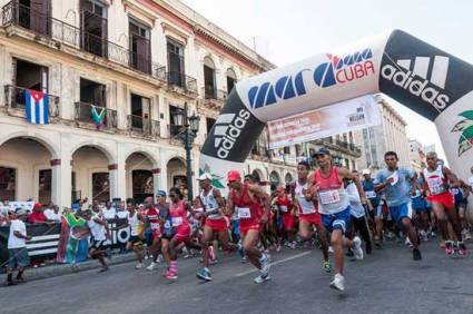Carrera celebrada por las calles de La Habana