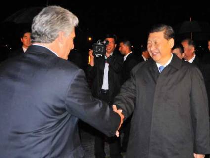 Díaz-Canel y Xi Jinping