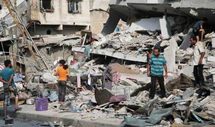Bombardeos en la franja de Gaza