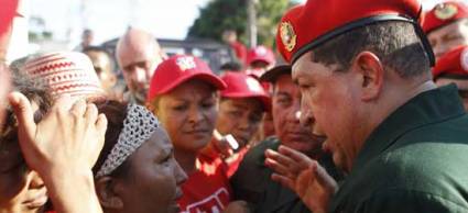 Hugo Chávez y su pueblo