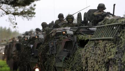 Soldados en entrenamiento de la OTAN