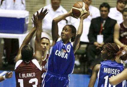 Jugadora de baloncesto femenino