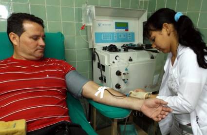 Donaciones de sangre en Holguín