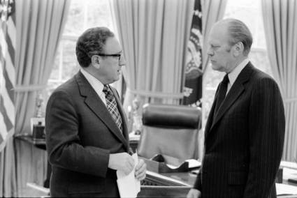 Henry A. Kissinger y Gerald Ford