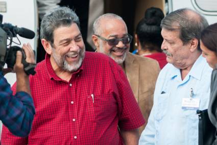 Ralph Gonsalves, primer ministro de San Vicente y las Granadinas