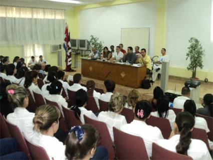 Asamblea UJC en Pinar del Río