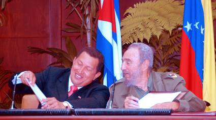 Chávez y Fidel