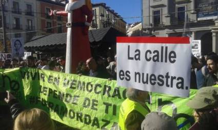 Protesta en España