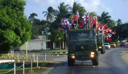 Caravana de la Victoria en Camagüey