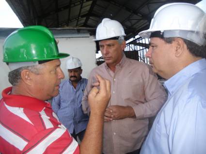 Recorrió Miguel Díaz-Canel sectores clave