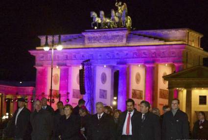 Presidente Gauck y la canciller Angela Merkel