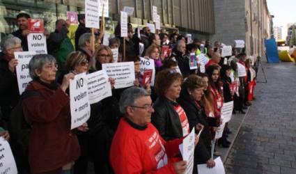 Protesta de enfermos de hepatitis C