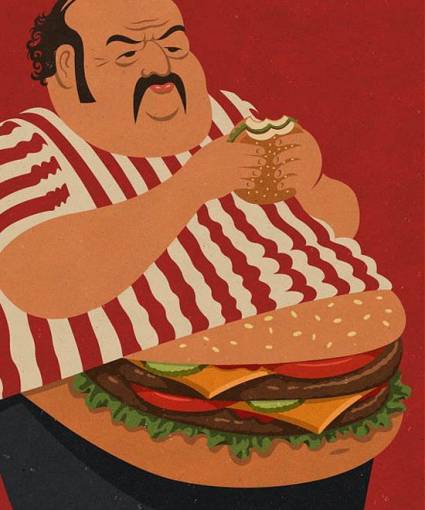 La obesidad y la comida chatarra