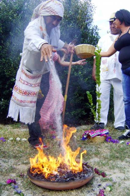 Ceremonia en Cuba por el nuevo año maya