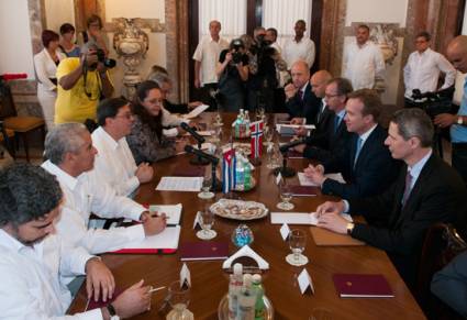 Cuba y Noruega dispuestas a extender cooperación