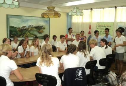 Estudiantes alemanes visitan Pinar del Río