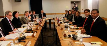 Delegaciones de Cuba y Washington