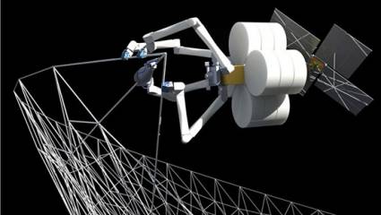 Arañas-robot: los «obreros cósmicos» del espacio