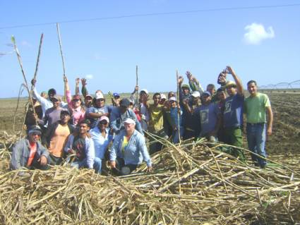 Militantes de la UJC tuneros