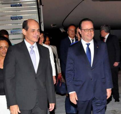 Presidente francés François Hollande de visita oficial en Cuba 