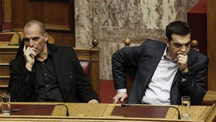 Alexis Tsipras y Yanis Varoufakis
