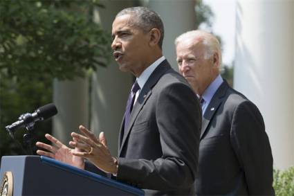 Barack Obama y Joe Biden