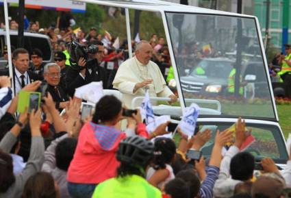 Visita Papa Francisco Ecuador