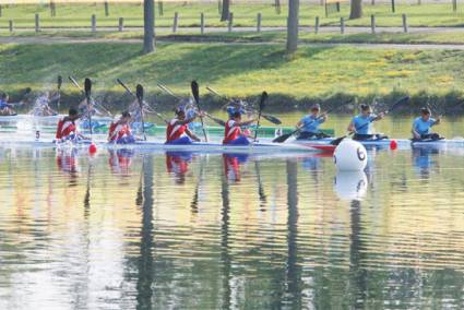 Equipo de canotaje cubano