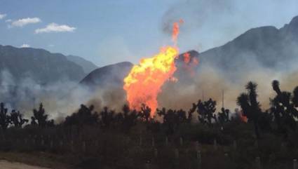 Incendio de gasoducto